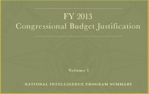 FY 2013 Congressional Budget Justification