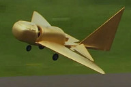 ancient aircraft model in flight