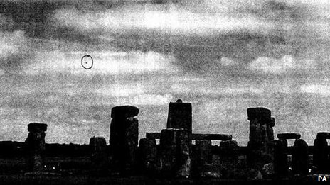 Discoid shapes spotted over Stonhenge